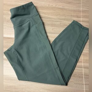 Old Navy teal Ribbed Leggings